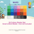 2.6mm Mini Fuse Bead 24-Color Set
