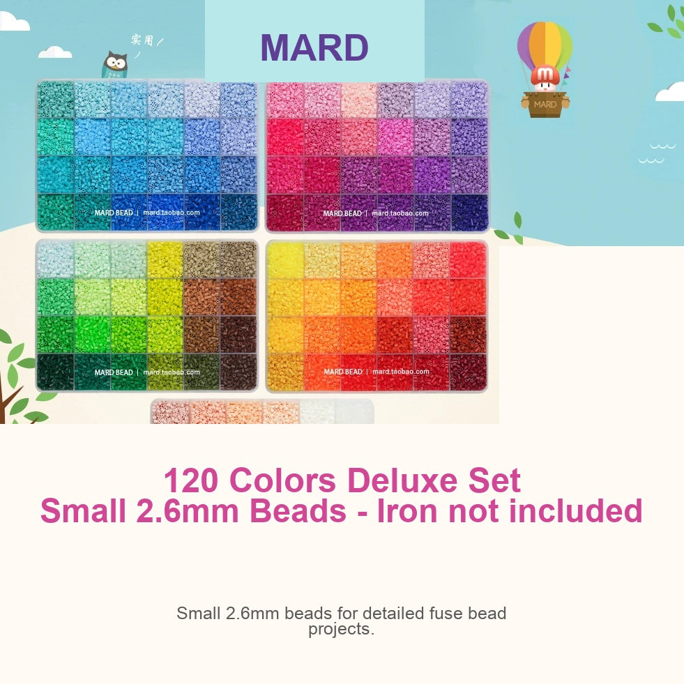 2.6mm Mini Fuse Bead 120-Color Set