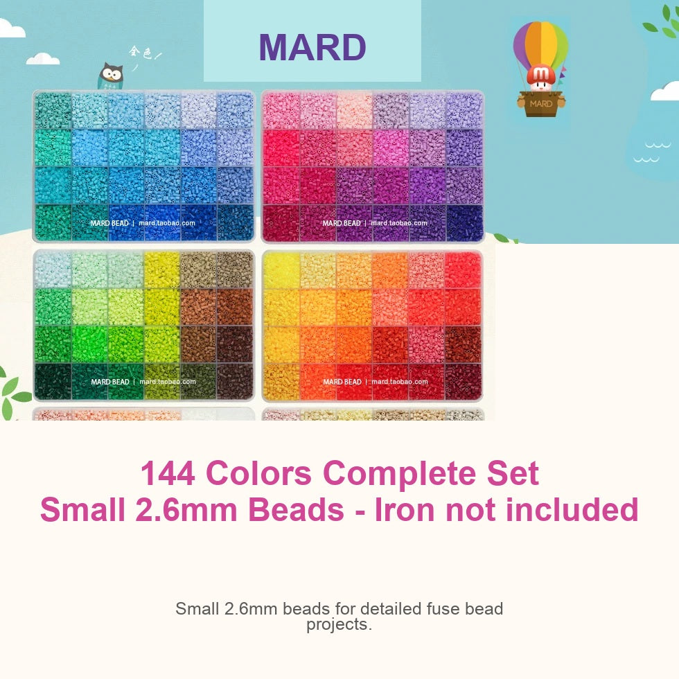 2.6mm Mini Fuse Bead 144-Color Set